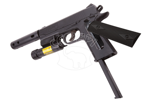 Пистолет пневматический Crosman 1911TAC с ЛЦУ