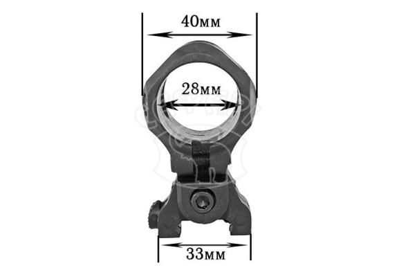 Крепление для подствольного фонаря на Picatinny Fenix 25-31mm High Quality Plastic