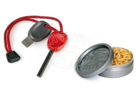 Набір кресало + тріски в банці LIGHT MY FIRE FS Scout 2.0+Tinder Dust Combo Red купить