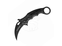 Нож складной (керамбит) Fox Karambit Black G-10 & Blade Flipper